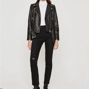AG Adriano Goldschmied Women’s 27R High-Rise Slim Button-Fly Jeans